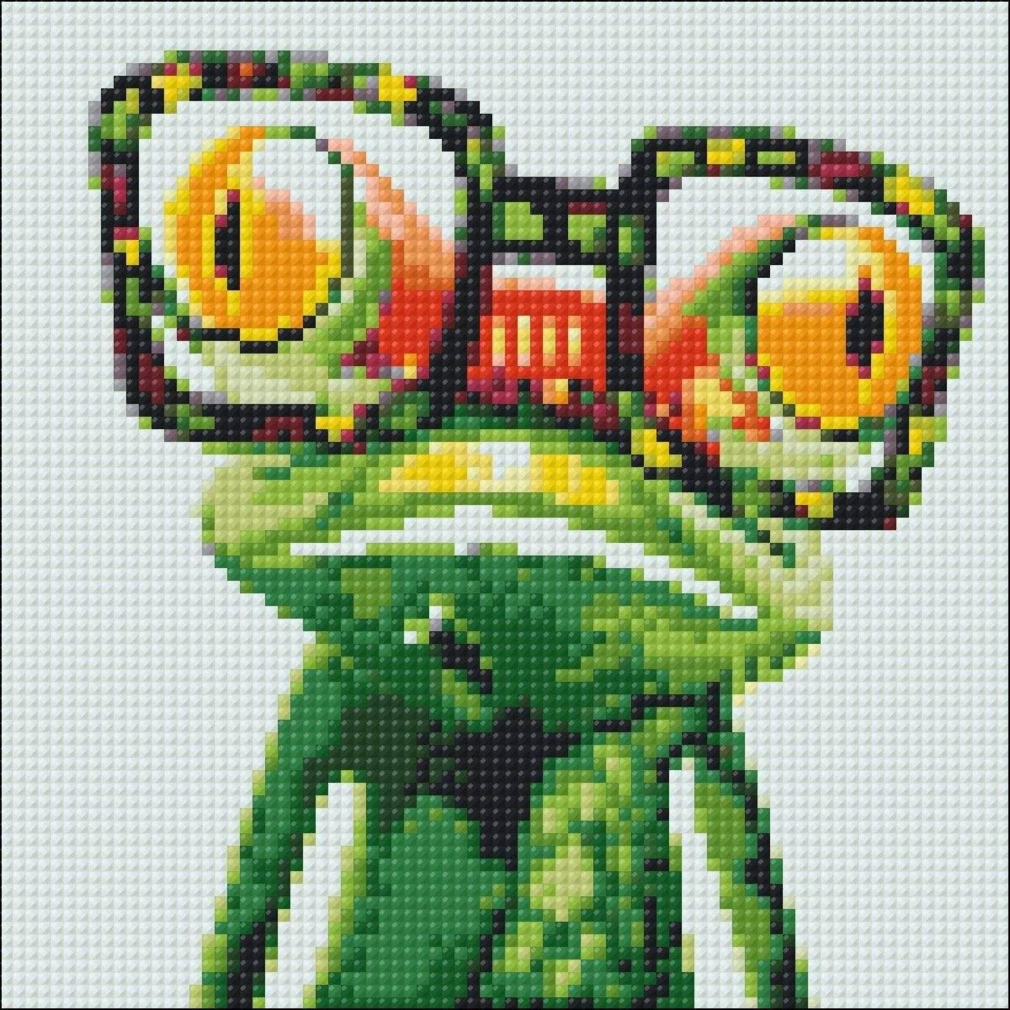 Crafting Spark Colorful Frog Diamond Painting Kit